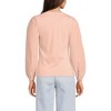 Lands' End Women's Supima Interlock Scoop Neck Blouson Sleeve Top - 2 of 4