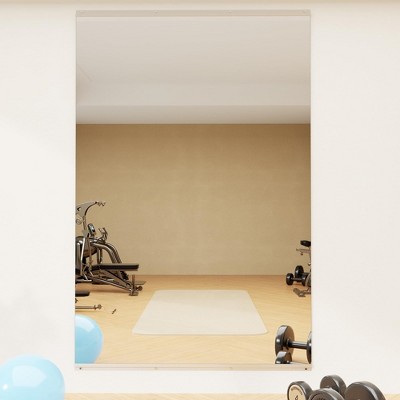 Modern Rectangle Frameless Wall-Mounted Gym Mirror Dance Mirror Yoga Mirror