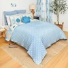 The Lakeside Collection Coral Patch Quilt Ensemble - King Quilt - 3 of 4