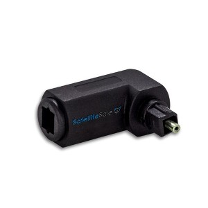 SatelliteSale Toslink Coupler Digital SPDIF Optical PVC Convertor Black Adapter - 1 of 4