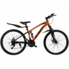 Topteng 26" Mountain Bike for Men Women, 21-Speed, Full Suspension Orange - 2 of 4