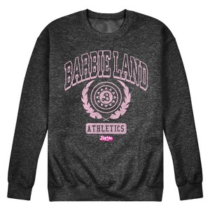 Men's - Barbie - Barbie Land Athletics Graphic Fleece Sweatshirt - 1 of 4