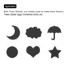 Unique Bargains EVA Flexible DIY Craft Embellishments Foam Sheets 5 Pcs 19.7" x 17.7" Black - 4 of 4