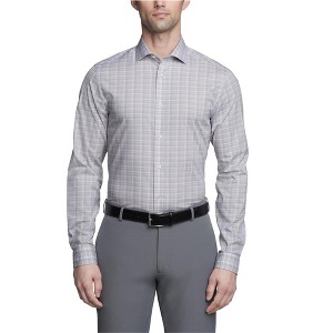 Calvin Klein Mens Plaid Button Down Dress Shirt - 1 of 1