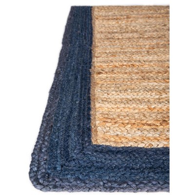Handmade Natural Jute 9'x12' Rectangular Braided Rug
