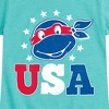 Girls' - Teenage Mutant Ninja Turtles - USA Raphael Fitted Short Sleeve Graphic T-Shirt - 2 of 4