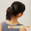 scünci Unbreakable Ruched Comfy Hair Elastics - Black - All Hair - 8pcs - 4 of 4
