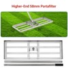 Drag Harrow, Steel Driveway Drag with Pin Hitch, Tow Behind Landscape Leveling Rake 50lbs Max Heavy-Duty Lawn Leveling Tools for Tractor - 4 of 4