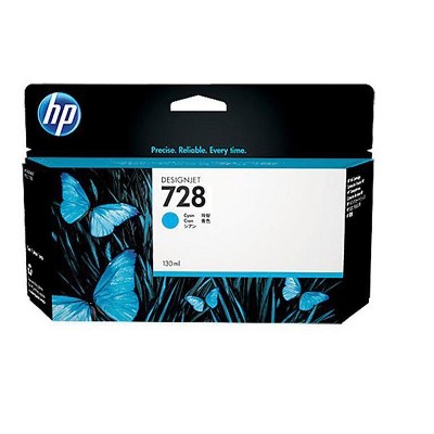 HP 728 High Yield Ink Cartridge - Cyan