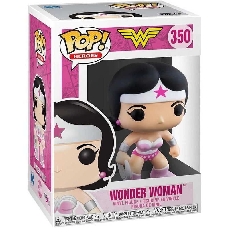 Funko Pop! DC Heroes: Breast Cancer Awareness - Wonder Woman #350 49989, 3 of 4