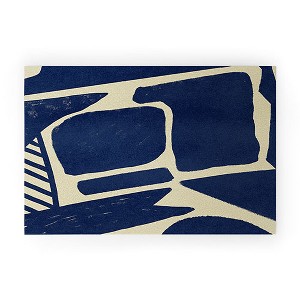 Lola Terracota Strong shapes on simple background Welcome Mat - Society6 - 1 of 4