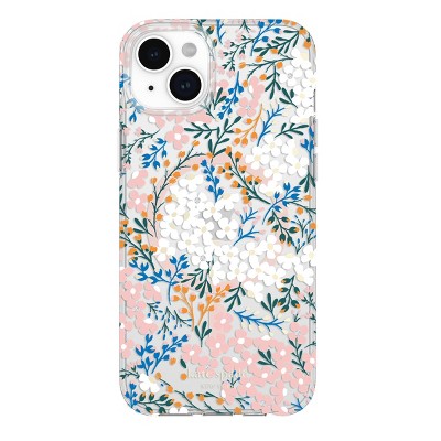 Kate Spade New York Apple Iphone 15 Plus/iphone 14 Plus Protective Case  With Magsafe - Rose u0026 Green Floral With Gems : Target