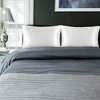 PiccoCasa Luxury Smooth Satin Hidden Zipper Closure Pillowcases 2 Pcs - 2 of 4