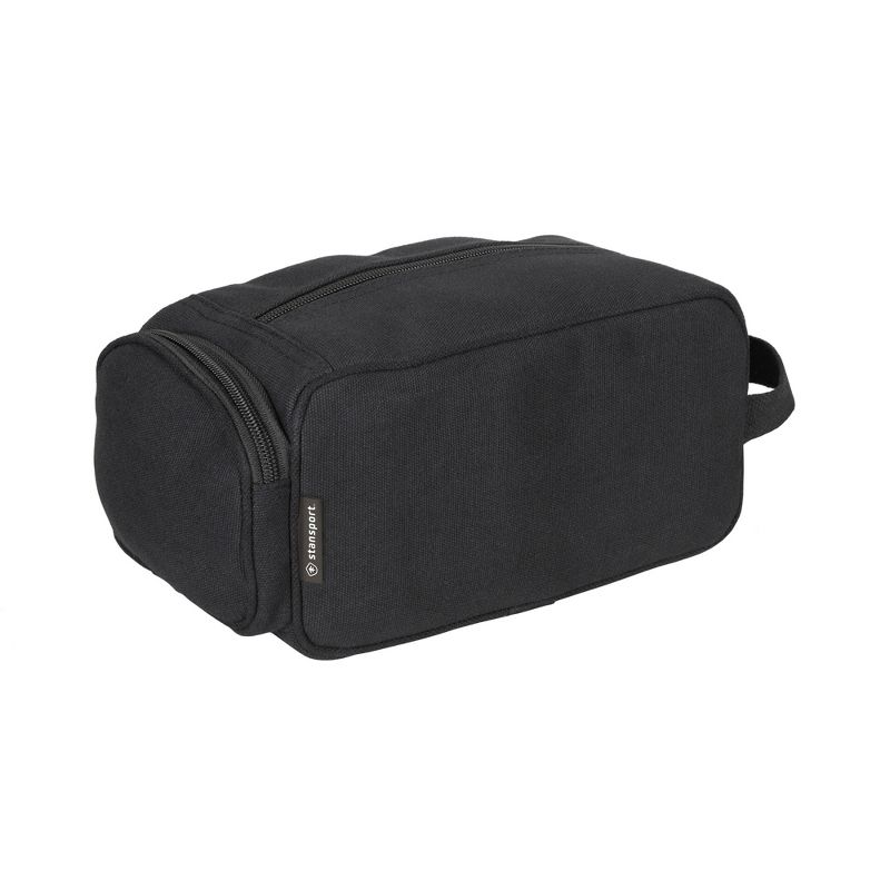 Stansport Cotton Canvas Travel Accessory Bag - Black, 1 of 8