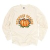 Simply Sage Market Pumpkin Season Checkered Garment Dyed Long Sleeve - 2 of 4