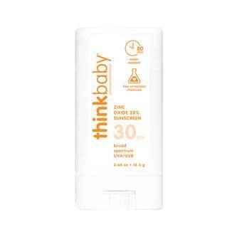 thinkbaby Mineral Baby Sunscreen Stick, SPF 30 - 0.64oz