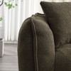 Sapphtopaz Bean Bag Chair with High-Density Foam, Comfy Chenille Sofa Bed Loveseat with Armrest for Adults, Accent Chair for Living Room - 4 of 4