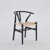 Infurnic Accent Chairs, Modern Chairs Set with Sturdy Legs, for Kitchen and Dining Room, Black, 19.7"*15.7"*31.5" - 3 of 4