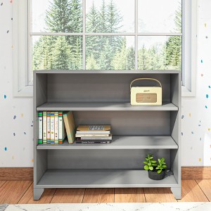 Max & Lily Classic 3-Shelf Bookcase, Solid Wood Bookcase for Kids Bedroom/Playroom - 1 of 4