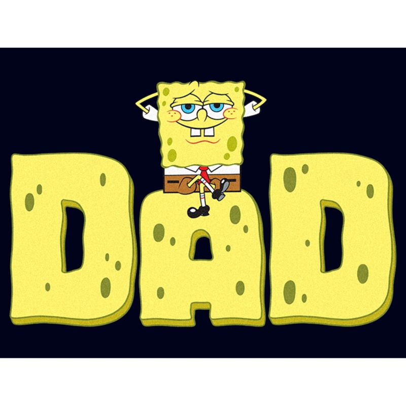 Men's SpongeBob SquarePants Dad Sponge T-Shirt, 2 of 6