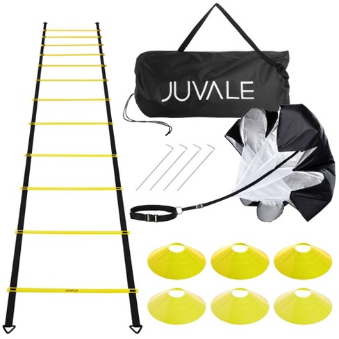 Juvale Agility Ladder Training Equipment 12 Rung Ladder With 6