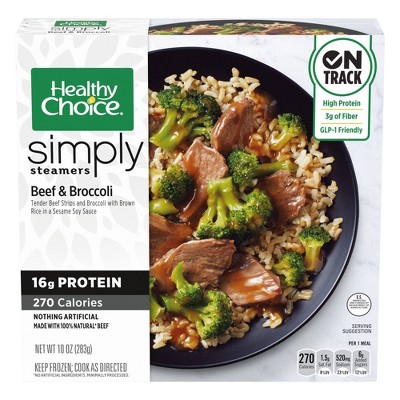 Healthy Choice Simply Steamers Frozen Beef & Broccoli - 10oz