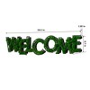 Sevobal Wall Art Welcome Letter Moss Decor Blending Charm And Natural Freshness Elegantly For Stylish Entrywa, Green, 44.8"*13.5"*4.6" - 2 of 4