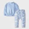 Baby Boys' French Terry Top & Bottom Set - Cat & Jack™ - 2 of 4