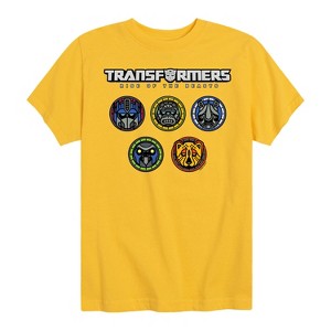 Boys' - Transformers - Logo With Badges Short Sleeve Graphic T-Shirt - 1 of 3