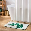 20"x30" Tree Christmas Bath Rug Green - Threshold™ - 2 of 4