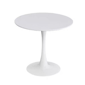 Dexmalle Modern  Dining Round Table with MDF Top and Steel Base Tulip - 1 of 4