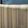 FIONECA 2-Piece Outdoor Brown PE Wicker Sofa Set, Single Armchairs with Grey Cushions, All-Weather Rattan Patio Chairs for Garden & Porch - 4 of 4