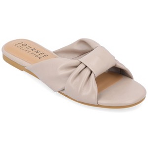 Journee Collection Womens Zetia Slip On Slide Sandals - 1 of 4