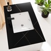 35.4" Wall-Mounted Bathroom Vanity with Faux Marble Top, Undermount Ceramic Sink, Floating Cabinet (Faucet Not Included) - 2 of 4
