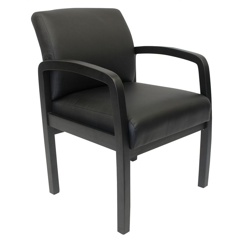 Office Guest Chair Black - Boss Office Products, 1 of 8