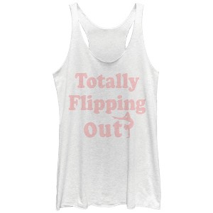Women's Lost Gods Gymnastics Totally Flipping Out Racerback Tank Top - 1 of 3