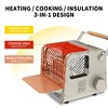 Naturehike 3 in 1 Portable Heater&Stove,50oz Outdoor Gas Stove,Camping Heaters,Heater Warming Stove,Adjustable Temperature,Over-Voltage Protection - 2 of 4