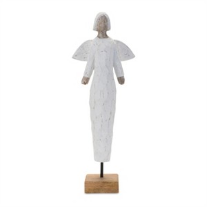Mango Wood Angel Sculpture 18.5"H - 1 of 1