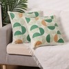 Unique Bargains Plant Printed Couch Sofa Chair Decor Comfortable Soft Pillow Cases 2 Pcs - 2 of 4