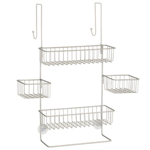 Mdesign Steel Bathroom Shower Caddy Hanging Rack Storage Organizer ...