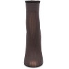 Memoi Women's Sheer Ruffle Cuff Ribbed Crew Socks - 2 of 3