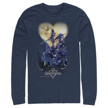 Men's Kingdom Hearts 1 Box Art Long Sleeve Shirt