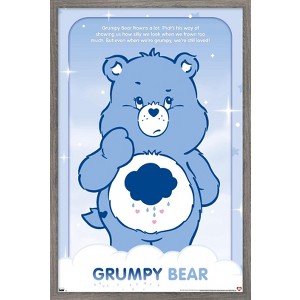 Trends International Care Bears - Grumpy Bear Framed Wall Poster Prints - 1 of 4