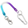 Unique Bargains Carabiner Hook Stretchy Coil Keychain Cord with Lobster Clasp - 2 of 4