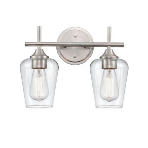 Millennium Lighting Ashford 2 - Light Vanity in  Brushed Nickel - 1 of 2