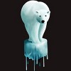 Men's Design By Humans Polar Bear: Global warming By asitha T-Shirt - 2 of 4