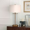 Hudson and Canal 28" Tall Table Lamp with Fabric Shade - 3 of 4