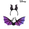 HalloweenCostumes.com One Size Fits Most  Women  Maleficent Dragon Horns Headband and Wings Kit, Black/Purple - 4 of 4