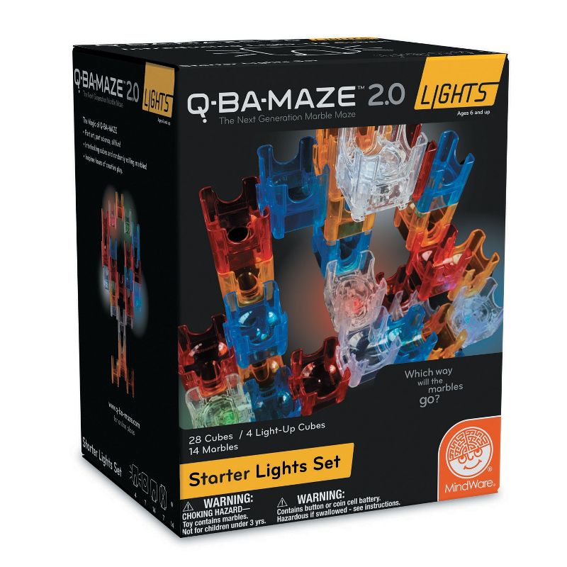 MindWare Q-Ba-Maze 2.0: Starter Lights Set - Building Toys, 1 of 5