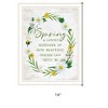 HomeRoots Spring Reminder White Framed Print Wall Art - 3 of 3